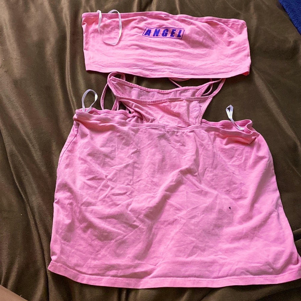 Pink skirt set size small
